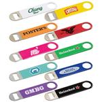HST71880 Vinyl Wrapped Paddle Style Bottle Opener with custom imprint